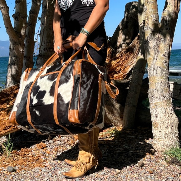 Myra Bag Handbags - 🤩Myra Bag Grand Duffel Unisex genuine Cowhide Leather NEW XL travel weekender